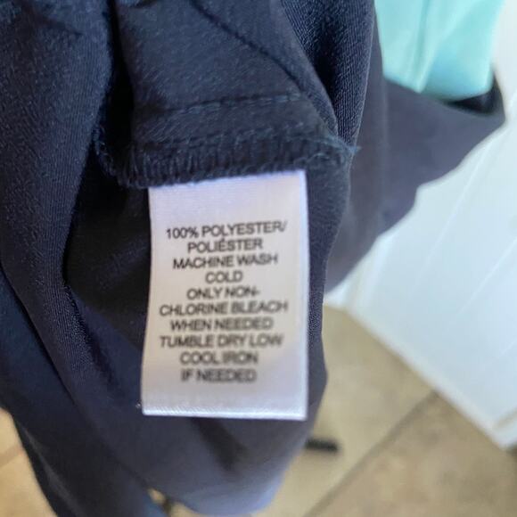 LOFT Womens Dress XXL‎ Colorblock Drop Waist Blue Aqua Slip Tank Ann Taylor NEW - Picture 6 of 6